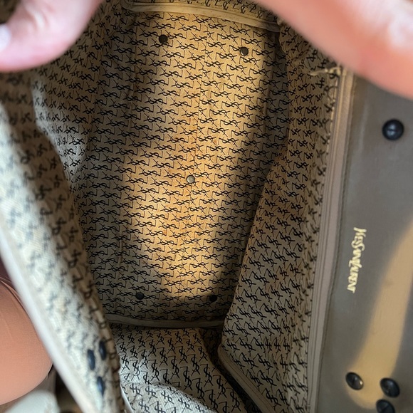 Authentic Vintage Saint Laurent giraffe print hand bag - Picture 11 of 12